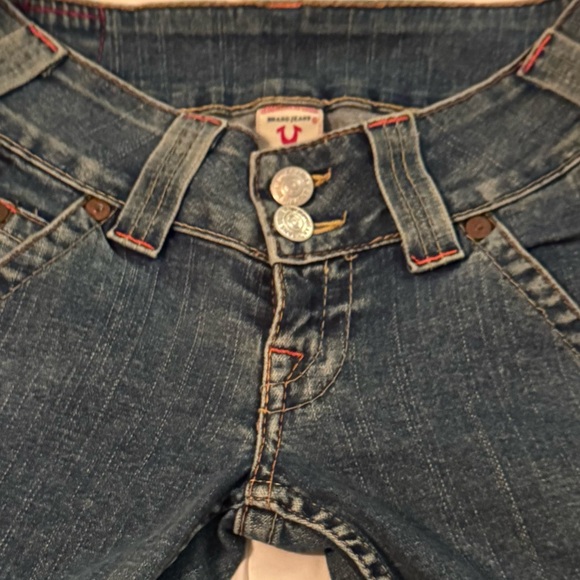 Y2K VINTAGE True Religion Sammy Jeans Women's Size 26"  , Low Rise - Picture 2 of 14